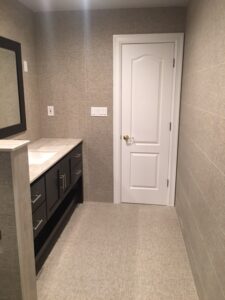 Bathroom after renovation